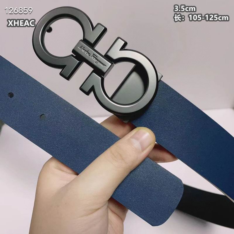 Ferragamo belt 35mmX105-125cm 8L98